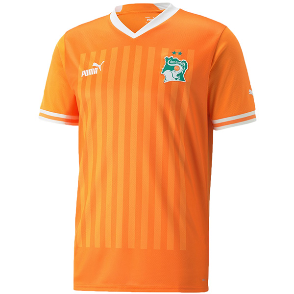Ivory Coast home jersey world cup soccer uniform men's first football sports tops shirt 2022